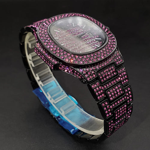 Pink Diamond Hip Hop Watch ｜ピンク ダイヤモンド ヒップホップ