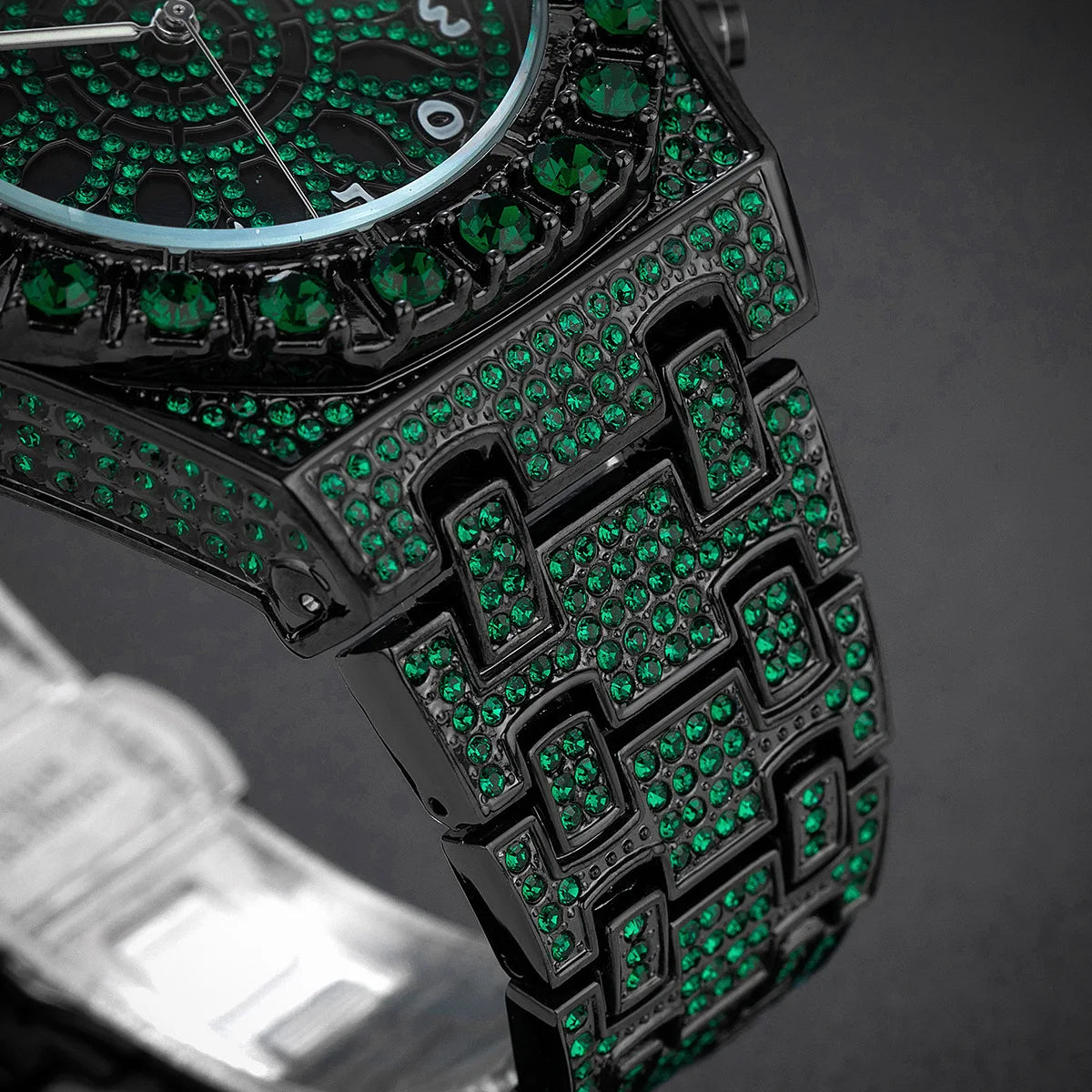 UNIGUET Green Ice Hip Hop Watch ｜ユニゲット グリーン アイス ウォッチ